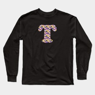 Monogram Letter T Long Sleeve T-Shirt